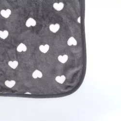 Koc 80x80 cm roz S ciepła mata dla psa lub kota z neuronalnym wzorem - 8719138072682