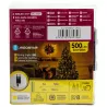 Sznur 50mb 500led ciepłych lampek choinkowych led Ip44 z zasilaczem - 8433325382346