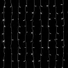 Kurtyna świetlna 0.9x1.8m 180 chłodnych lampek w 10 soplach 8 trybów - 8433325003814