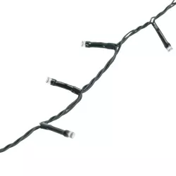 Sznur 7.5mb 150led zimnych lampek choinkowych led Ip44 z zasilaczem - 8433325380878