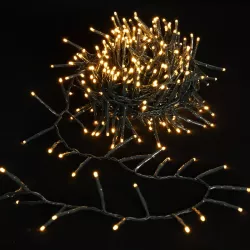Sznur 15m 600 led ciepłych lampek choinkowych Ip44 z zasilaczem - 8433325381837