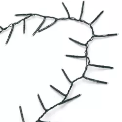 Sznur 15m 600 led ciepłych lampek choinkowych Ip44 z zasilaczem - 8433325381837