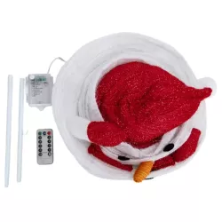 Bałwanek 0.7m składana dekoracja ogrodowa z pilotem na 3xAA ciepły - 8433325501389