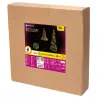 Składana choinka 150x50cm zielona komplet z ciepłymi lampkami 8 trybów - 8433325001858