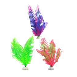 Sztuczna roślina do akwarium 20cm ozdobna miękka gałązka dekoracja-8719138033034