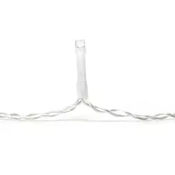 Kurtyna świetlna 5x0.4m 100 chłodnych lampek w 25 soplach 8 trybów - 8433325381271