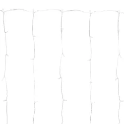 Kurtyna świetlna 1.5x1.8m 288 chłodnych lampek w 16 soplach 8 trybów - 8433325003876