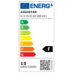 Świetlówka tuba LED PLC 2U 15W biała ciepła - 8433325202972