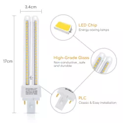 Tuba LED PLC 2U 15W - 8433325202989