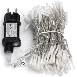 Kurtyna świetlna 1.5x1.2m 192 chłodnych lampek w 16 soplach 8 trybów - 8433325003753