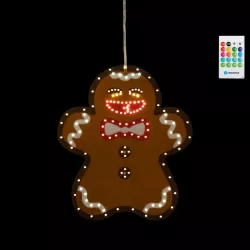 Pierniczek led świecąca zawieszka z pozytywką i pilotem na baterie 3AA - 8433325501327