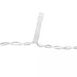 Kurtyna świetlna 1.5x1.2m 192 ciepłych led na 16 paskach z zasilaczem - 8433325003746