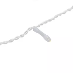 Sznur 10 m 200led ciepłych lampek choinkowych led Ip44 z zasilaczem - 8433325002466