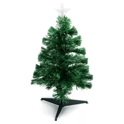 Choinka światłowodowa niskonapięciowa, Ciepła biel, 60 cm - 8433325305697