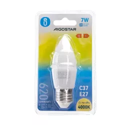 LED C37 E27 7W - 8433325203160