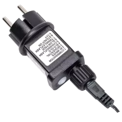 Składana choinka 150x50cm czerwono-złote dekoracje 8 trybów ciepła - 8433325001889