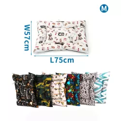 Przytulna poduszka M 75*57cm do spania z nadrukiem dla zwierząt - 8719138128754