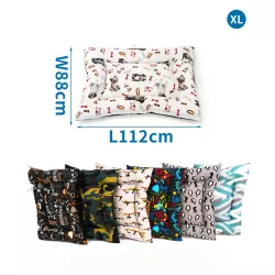 Przytulna poduszka XL 112*88cm do spania z nadrukiem dla zwierząt - 8719138128778