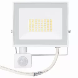 Naświetlacz 30W 2700lm halogen LED z czujnikiem PIR 4000K neutralny - 8433325417123