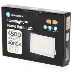 Halogen naświetlacz Led 50W/230V 4500lm slim IP65 neutralny 4000K IP65 - 8433325417086