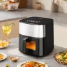 Frytkownica beztłuszczowa Ava Pro 2000W AIR Fryer 8L czarna z oknem - 8433325410704