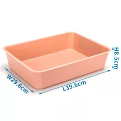 Kuweta dla kota 39,6x29,6x8,5cm otwarta klasyczna łatwa w czyszczeniu - 8719138228379