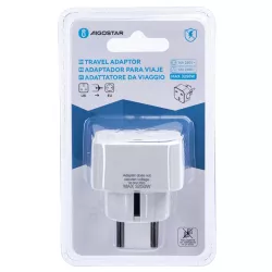 Adapter podróżny z wtyczką europejską i angielskim gniazdkiem - 8433325005009