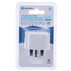Adapter podróżny przejście wtyk UK gniazdo USA UK GB CHINY AC 230V - 8433325005023