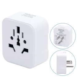 Adapter podróżny przejście wtyk USA gniazdo USA UK GB CHINY AC 230V - 8433325005030