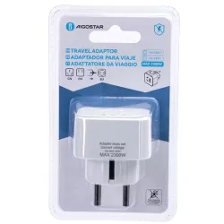 Adapter podróżny z wtyczką europejską i Chińskim gniazdkiem - 8433325005085