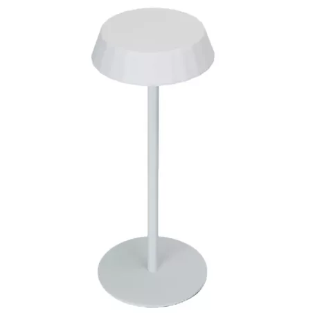 Lampa stołowa LED ambientowa biała 2,4W dotykowa ładowana 5V/USB - 8433325415860
