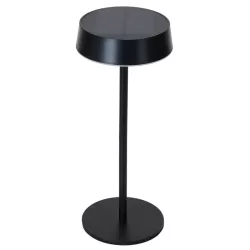Lampa stołowa LED solarna lub USB ambientowa czarna 2,4W IP44 CCT - 8433325415877
