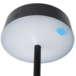 Lampa stołowa LED solarna lub USB ambientowa czarna 2,4W IP44 CCT - 8433325415877