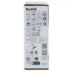 Lampa stołowa LED solarna lub USB ambientowa czarna 2,4W IP44 CCT - 8433325415877