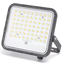 Halogen solarny LED 100W CCT zestaw lampa pliot panel i kabel 2m - 8433325402846