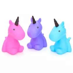 Jednorożec piszcząca winylowa zabawka maskotka gumowa dla psa 16x8cm - 8719138050161