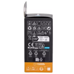 Żarówka LED A60 E27 12W RGB+3000K 1170lm kolorowa i ciepła z pilotem - 8433325418366