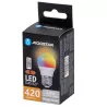 Żarówka LED G45 E27 4.8W RGB+3000K kolorowa i ciepła kulka z pilotem - 8433325418458
