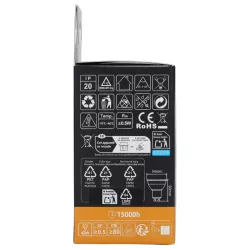 Żarówka LED GU10 6W RGB+3000K kolorowy i ciepły halogen z pilotem IR - 8433325418526