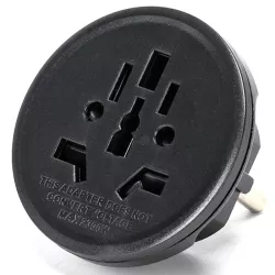 Adapter podróżny 10A przejście wtyk PL gniazdo USA UK GB CHINY AC 230V - 8433325370558