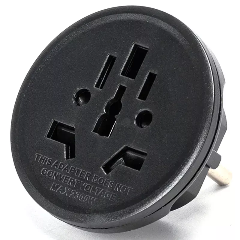 Adapter podróżny 10A przejście wtyk PL gniazdo USA UK GB CHINY AC 230V - 8433325370558