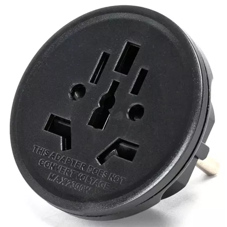 Adapter podróżny 10A przejście wtyk PL gniazdo USA UK GB CHINY AC 230V - 8433325370558