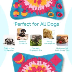 Mata węchowa dla psa i kota zabawka edukacyjna na przysmaki 70×70cm - 8719138055111