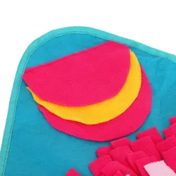Mata węchowa dla psa i kota zabawka edukacyjna na przysmaki 70×70cm - 8719138055111