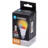 Żarówka LED A60 E27 8W RGB+3000K 806lm kolorowa i ciepła z pilotem IR - 8433325418328