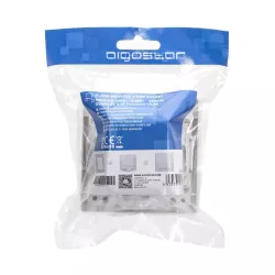 Gniazdo USB podwójne 2 porty USB 2.1A/5V podtynkowe białe z ramką - 8433325203573