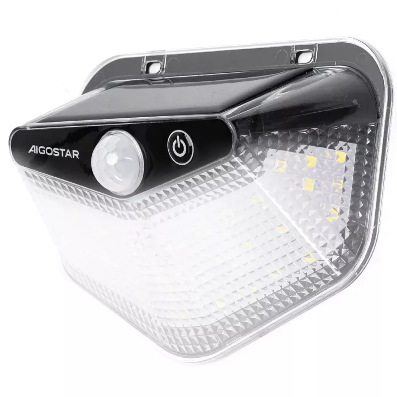 Kinkiet solarny lampa ścienna led 20W 6500K 200lm z czujnikiem ruchu - 8433325403607