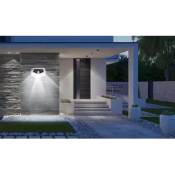 Kinkiet solarny lampa ścienna led 20W 6500K 200lm z czujnikiem ruchu - 8433325403607