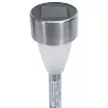 6xLampka solarna wbijana 55x375mm srebrna o ciepłej barwie światła - 8433325416317