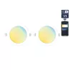2xPlafon podtynkowy downlight 155mm 15W/1430lm CCT BT MESH WI-FI smart - 8433325280963